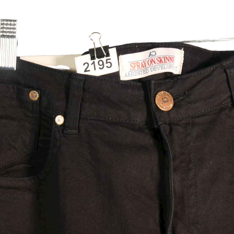 NOVO Arrested Development Spray em Jeans Preto Skinny Masculino Tamanho 38 X 34 Novo com etiquetas - Imagem 4 de 4