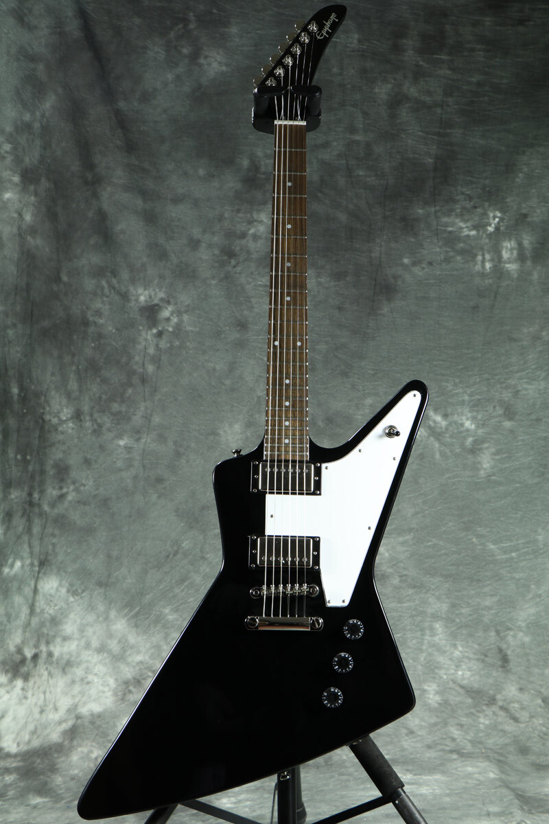 Epiphone by Gibson Explorer Ebony with gig bag | eBay