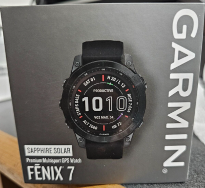 Garmin Fenix 7S 47 mm Black Case Black Band (0100254034) for sale 