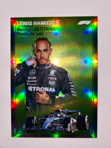 2024 Topps Chrome Formula 1 Lewis Hamilton SP 1954 F1 Refractor Card #1954-6