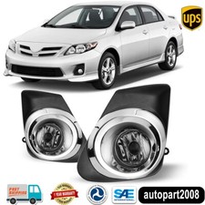 Fog Lights For 2011 2012 2013 Toyota Corolla Driving Bumper Lamps Wwiring Kits