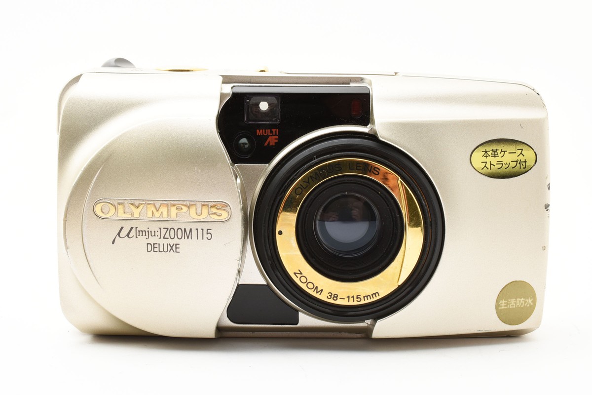 美品完動品 OLYMPUS μ zoom 115 Olympus Mju μ Zoom 115 Deluxe [Near MINT] All Works! 35mm