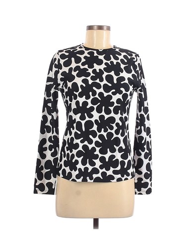 Target Women Black Long Sleeve T-Shirt 