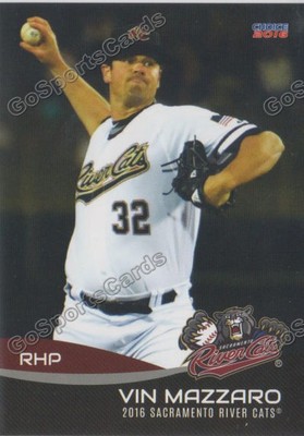2016 Sacramento River Cats Vin Mazzaro RC Rookie Giants