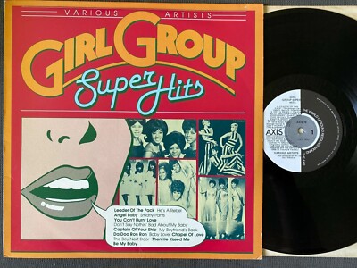 Girl Group Super Hits 1982 New Zealand Import LP Axis Records The Crystals et al
