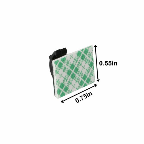 100X Cable Clips Self-Adhesive Cord Management Wire Holder Organizer Clamp Black - Picture 6 of 8