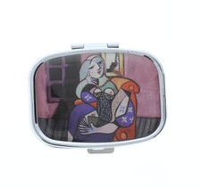 Paris France Pablo Picasso Artist Inspired Pill Box Medicine Container Case