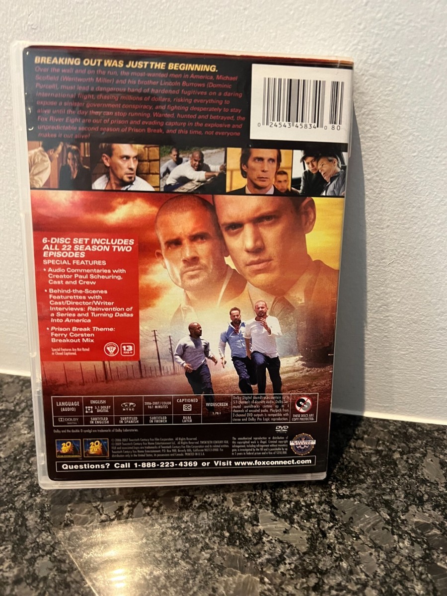 未使用・未開封品) Prison Break: Season 2 [DVD] [Import] sdt40b8