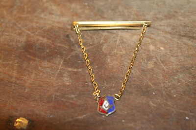 Vintage JR ORDER UNITED AMERICAN MECHANICS O.U.A.M Enameled Tie Bar Tack