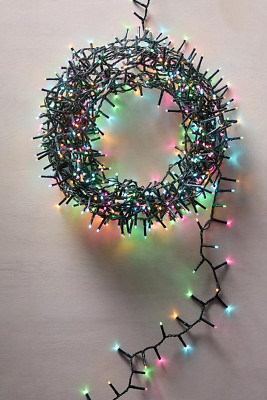 NEW ANTHRO LUMINEO 1000 COMPACT LED CHRISTMAS HOLIDAY TWINKLE LIGHTS 74 FT MULTI