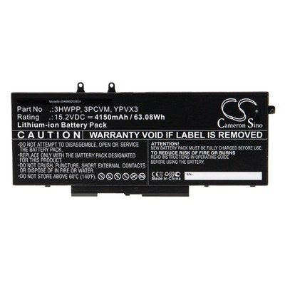 Akku für Dell Latitude 14 5410 S012L541014FR 5410 S012L541014DEAT 4150mAh 15,2V
