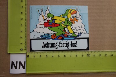 Alter Aufkleber Comic WALT DISNEY Spruch PEP STICKER 1988