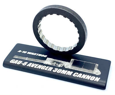 A-10 Warthog 30MM Cannon Barrel Section Display. Inert Desk Model Pilot Gift HGU