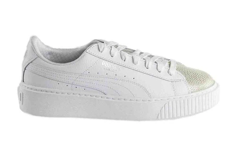 Puma Big Kids&#039; PLATFOAM GLITZ JUNIOR Puma White 365658-01 b | eBay