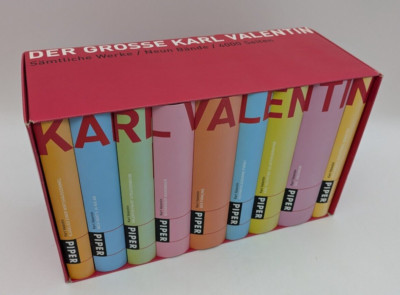 Der große Karl Valentin Sämtliche Werke Band 1 - 9, H. Bachmaier, Piper, 2007