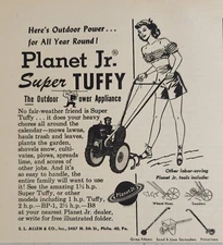 1954 Print Ad Planet Jr Super Tuffy Garden Cultivator,Plow Philadelphia,PA