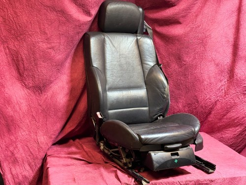 Sitz vorn Links Fahrersitz BMW 3er E46 Cabrio Leder Schwarz Belüftet Beheizt