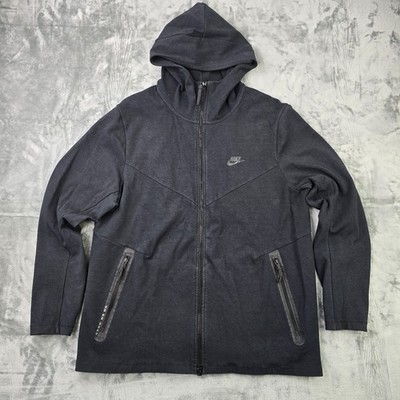 Nike Tech Fleece Hoodie Herren XL Schwarz Full Zip Sportswear Jacke