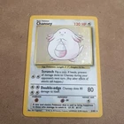 Chansey - 3/102 - Pokemon Base Set Unlimited Holo Rare Card WOTC MP Vintage