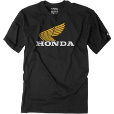 Factory Effex Honda Classic Tee Shirt - Heather Black - Large 22-87314