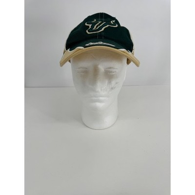 USF South Florida Bulls Fan Favorite Hat Green Tan Embroidered Adjustable Cap