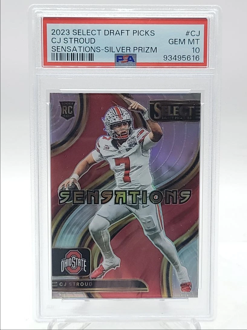 CJ Stroud Panini Select Draft Picks Sensations #CJ Silver
