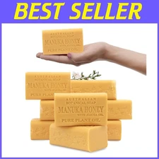 Organic Shea Butter Soap Bars, Pack of 8