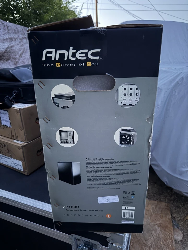 NEW Antec P180B (BLACK) Performance Advanced Super Mid Tower - Image 3 of 4