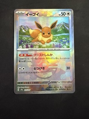 Eevee Master Ball Reverse Holo 125/187 NM Terastal Festival Jap Pokemon TCG JP