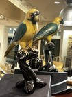 Vintage Chinese Cloisonné Parrot circa 1930s (12” long) — photo 4