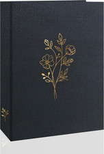 5x7 Photo Album 100 Photos, 100 Pockets Picture Album, Linen Fabric Cover Big Pi