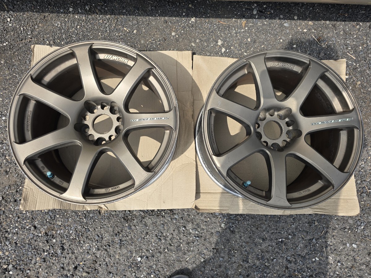 work xt7 17インチ　9j+20 114.3 JDM Work Emotion 17-inch XT7 9J +17 5h 114.3 XT7 9J +17 R17