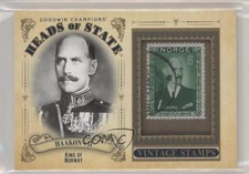 2020 Goodwin Champions Heads State Stamp Relics Haakon VII of Norway #HS-48 0kp6