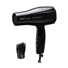 1875 Ceramic Hair Dryer, Powerful Fast Drying, Multi-Setting with Comb Attach...