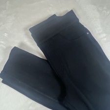 Spanx The Perfect Pant Womens Medium Black Back Seam Skinny Cropped Ponte 20251R