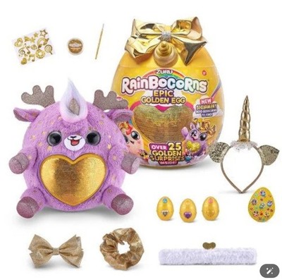 Zuru Rainbocorns Epic Golden Egg - 25+ Überraschungen - Neu Kinder Plüschtier Geschenk