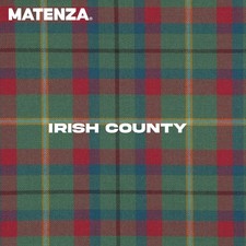 Tela de lana acrílica de peso pesado Irish County Tartán 16 oz para coser