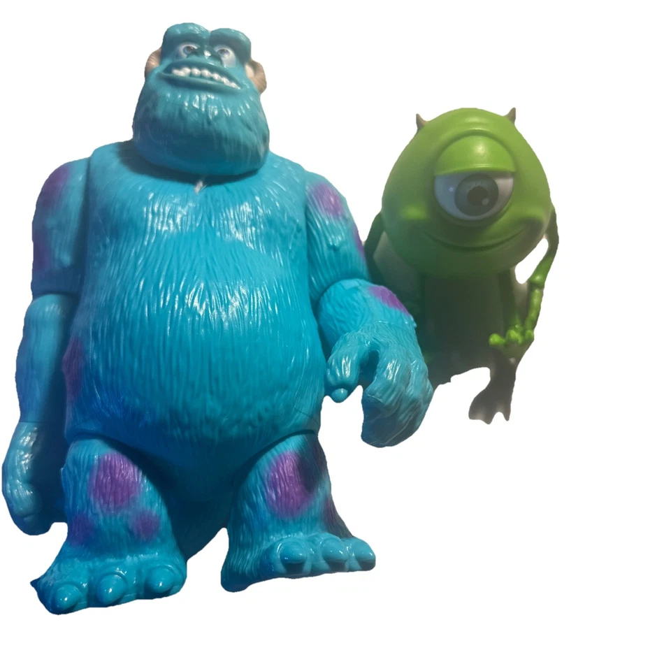 Disney Pixar Monsters Inc. Mattel 8” Sully Action Figure Posable Toy 2019 & Mike - Image 2 of 4