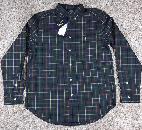 New Polo Ralph Lauren Men's Classic Fit Flannel Plaid Multicolor Sz L - Picture 2 of 3