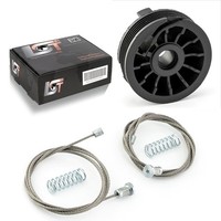 Fensterheber Reparatursatz Set Seilzug Rolle Hinten Links FüR Opel Combo D X12