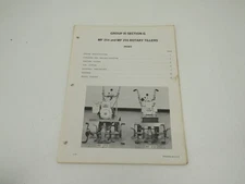 Massey Ferguson MF 254 255 Rotary Tillers Service Manual