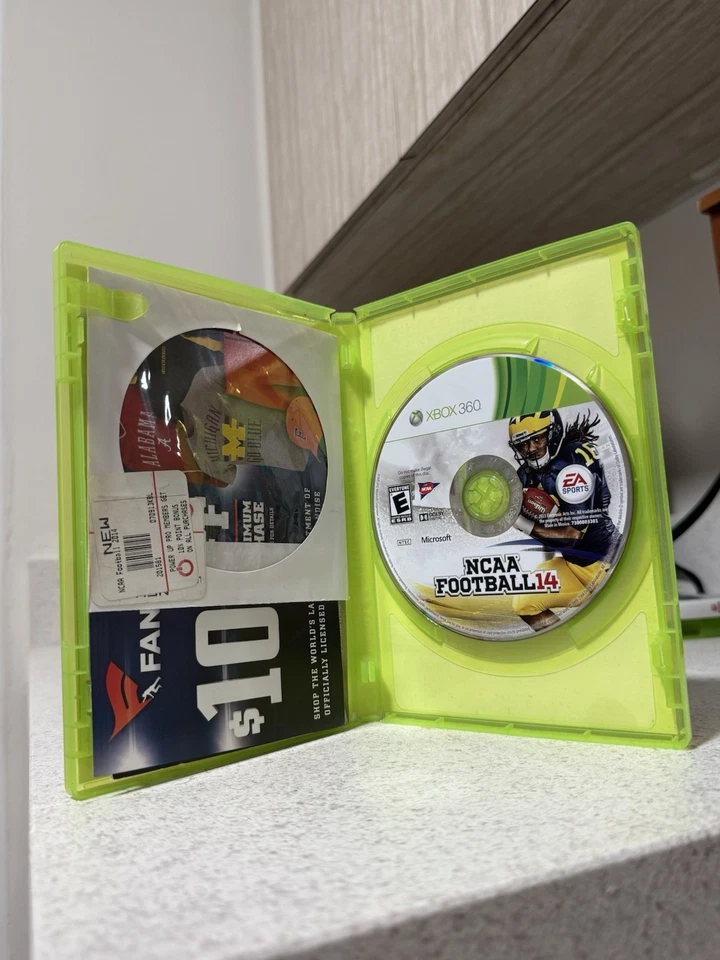 2013 NCAA Football Microsoft Xbox 360 Complete w/ Manual & Game CIB Tested Mint - Image 3 of 4