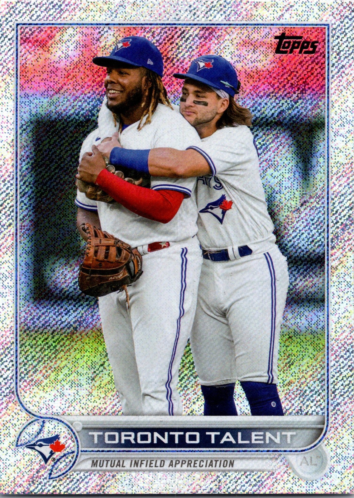 2022 Topps Foilboard Retail 714/875 Vladimir Guerrero Jr Bo Bichette