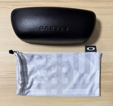 Oakley Sunglasses Case Only Clamshell Around Semi Hard Black