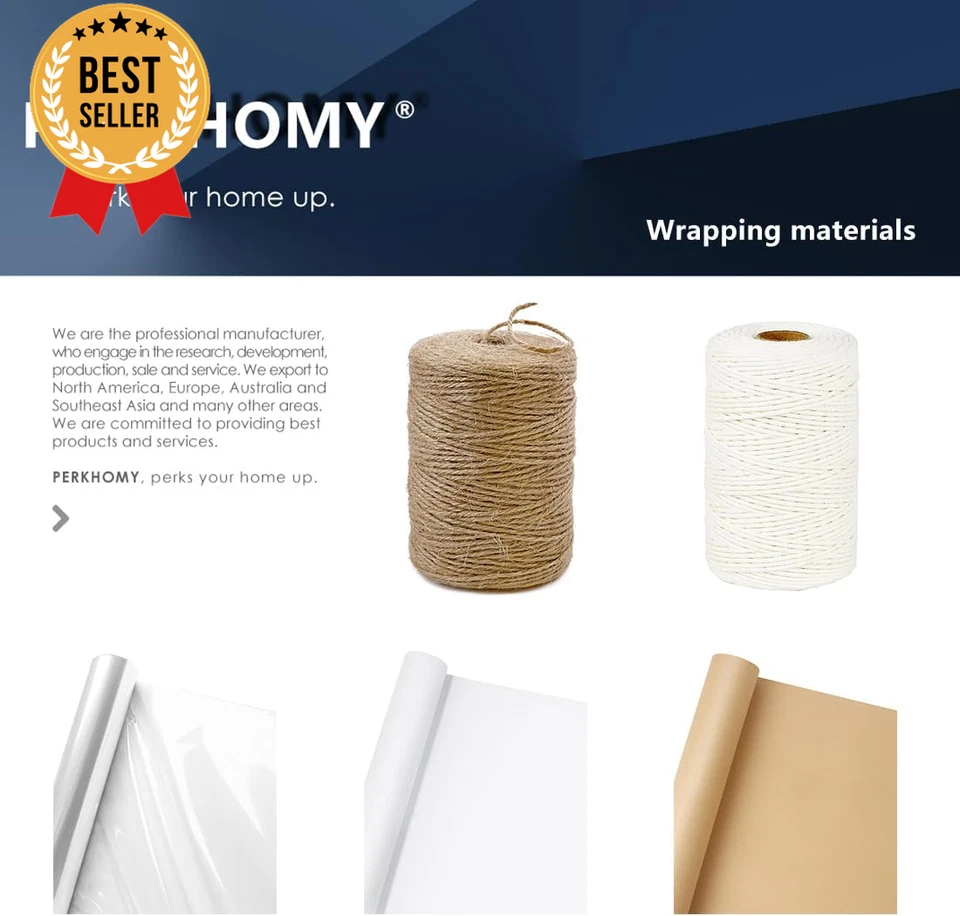 Rolo de papel Kraft marrom 17,5 x 100' embrulho artesanato envio mesa capa 70GSM - Imagem 3 de 4