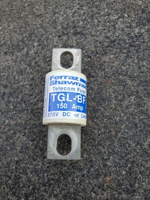 Ferraz Shawmut TGL-BF Fast Blow Electric Fuse 150A 170VDC 100,000A Used