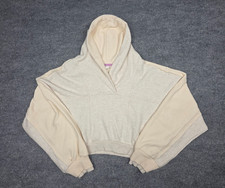 Daily Practice Anthropologie Hoodie Women's Small Oversized CROP Gym Workout