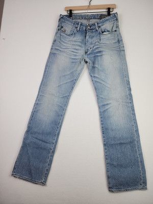 G-Star Raw 3301 Mens Denim Jeans Size 36X31 Whisker Faded