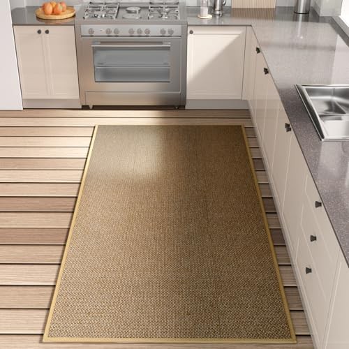 Non-Slip Cushioned Kitchen Mat with Rubber Backing for Floors
