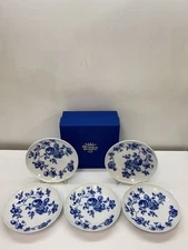 Richard Ginori Rose Blu Blue Deep Plate 22cm 5 Set